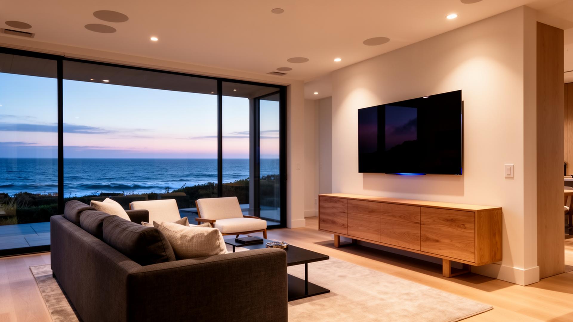 Modern Martha's Vineyard living room